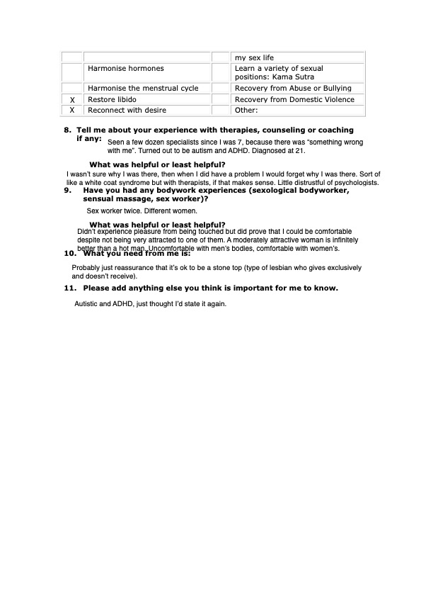 CaseStudy Somatic Therapy Somatic Sexology Case Study